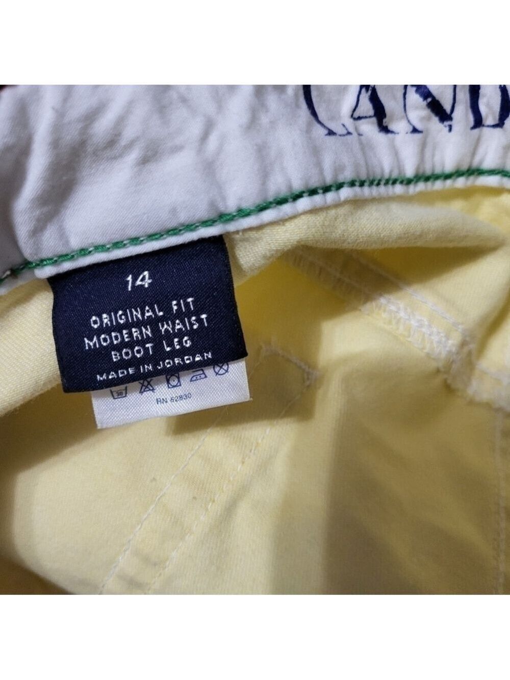 LANDS End Denim Capri Jeans Womens Size 14 - Picture 6 of 7